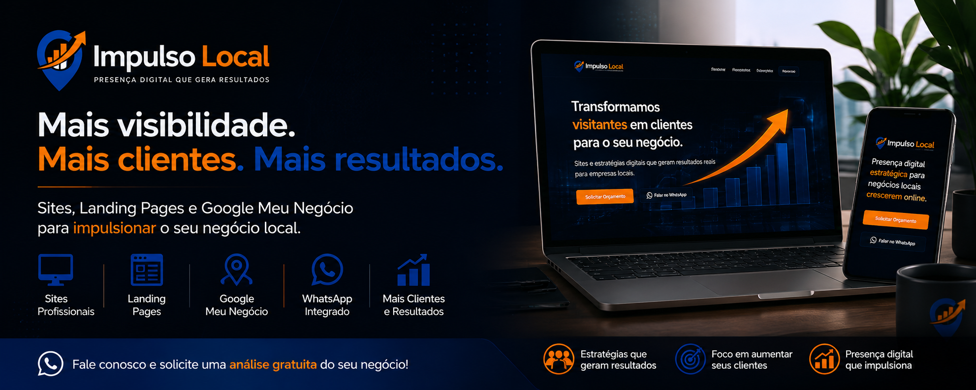 Impulso Local - Landing Page Premium